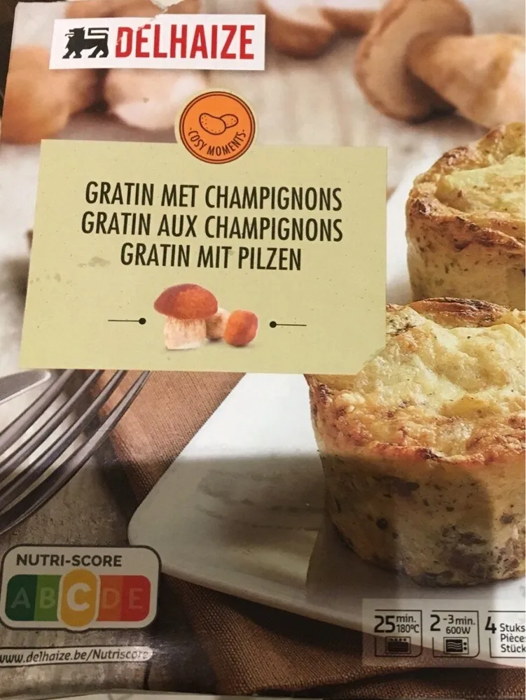 Gratin aux champignons