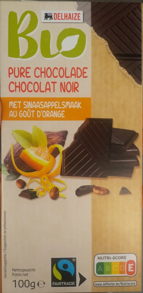 Chocolat noir au goût d'orange