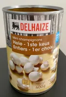 Mini champignons entiers