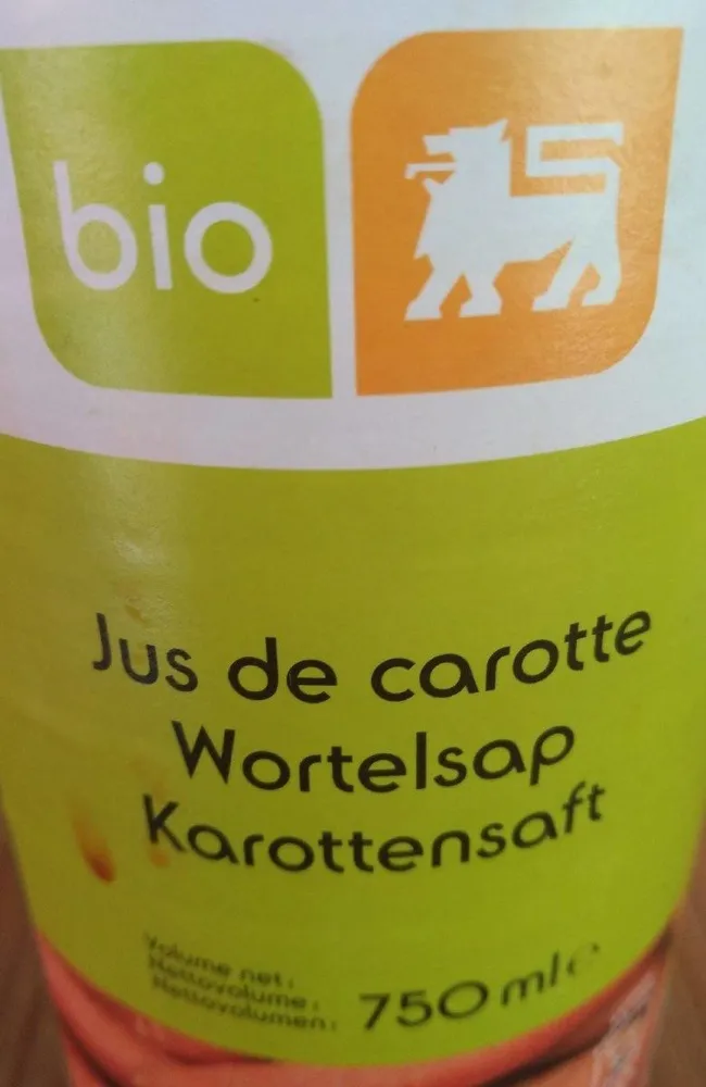Jus de carotte bio