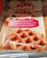4 gaufres au sucre maxi