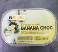 Ice cream banana choc