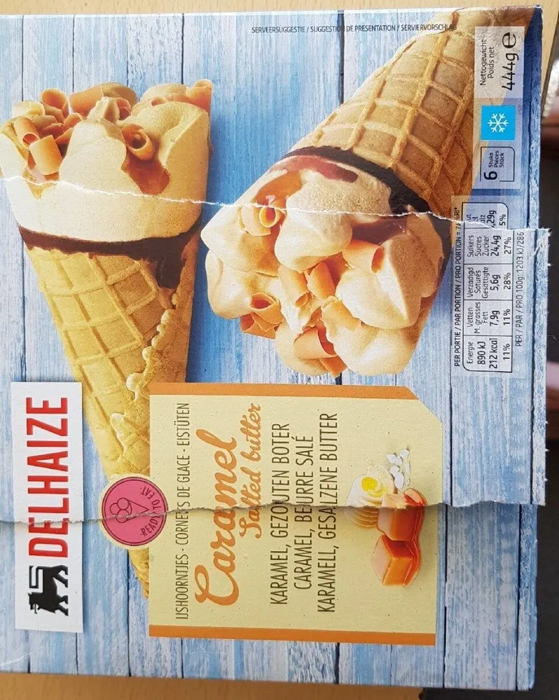 Cornets caramel beurre sale