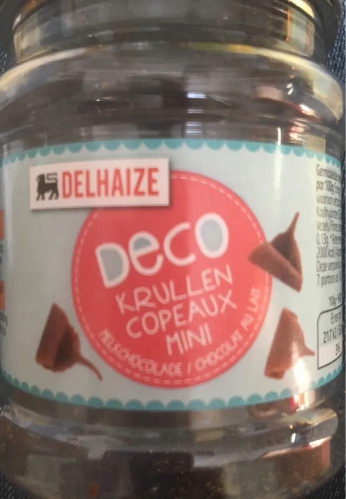Deco copaux mini chocolat au lait