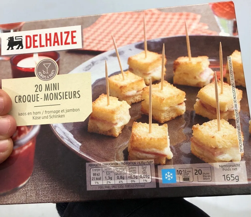 20 mini croque-monsieurs