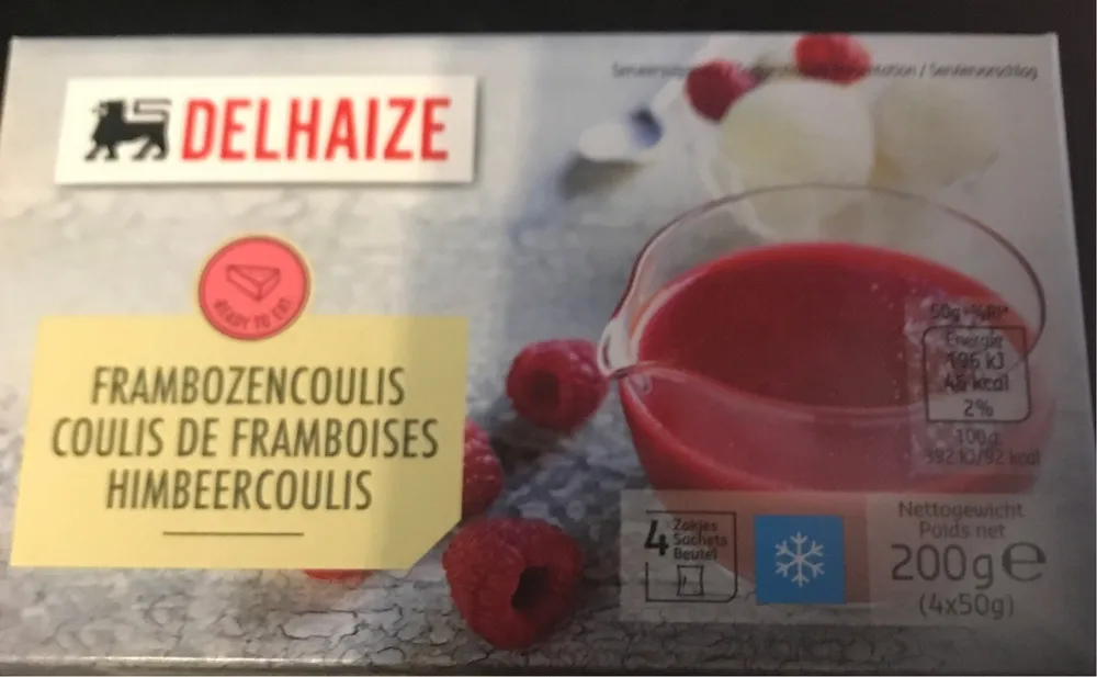Framboise coulis