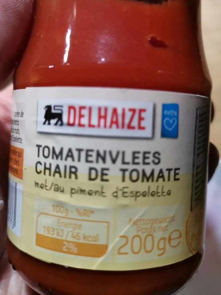Chair de tomate au piment d'Espelette