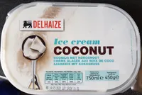 Glace noix de coco