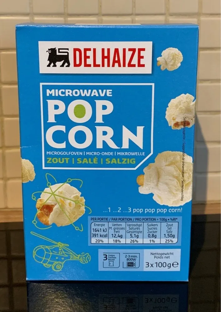 Microwave Pop corn salé