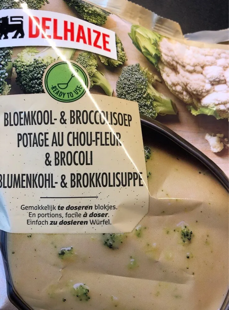 Potage au chou-fleur & brocoli