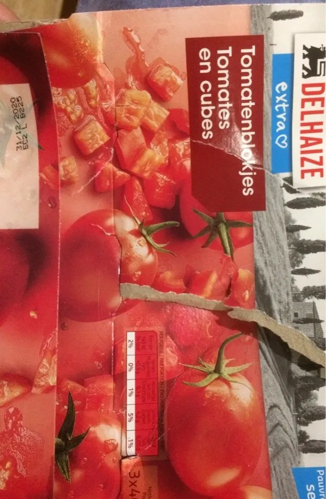 Tomate en cubes