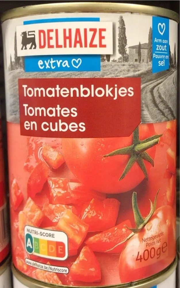 Tomates en cube