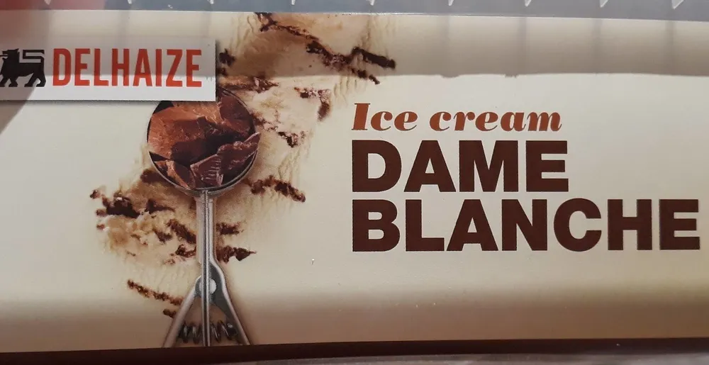 Ice cream dame blanche
