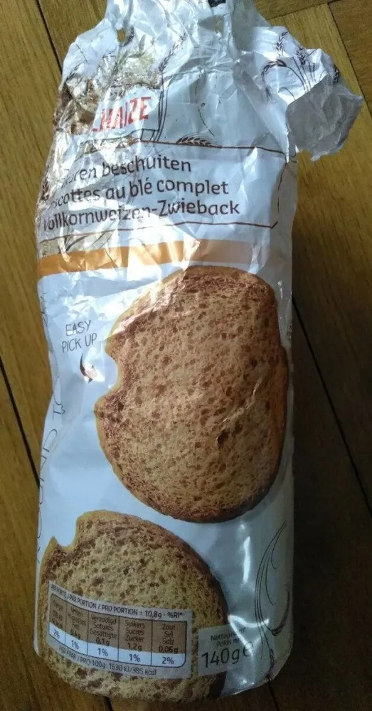 Biscottes au blé complet