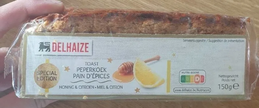 Pain d'épices miel et citron