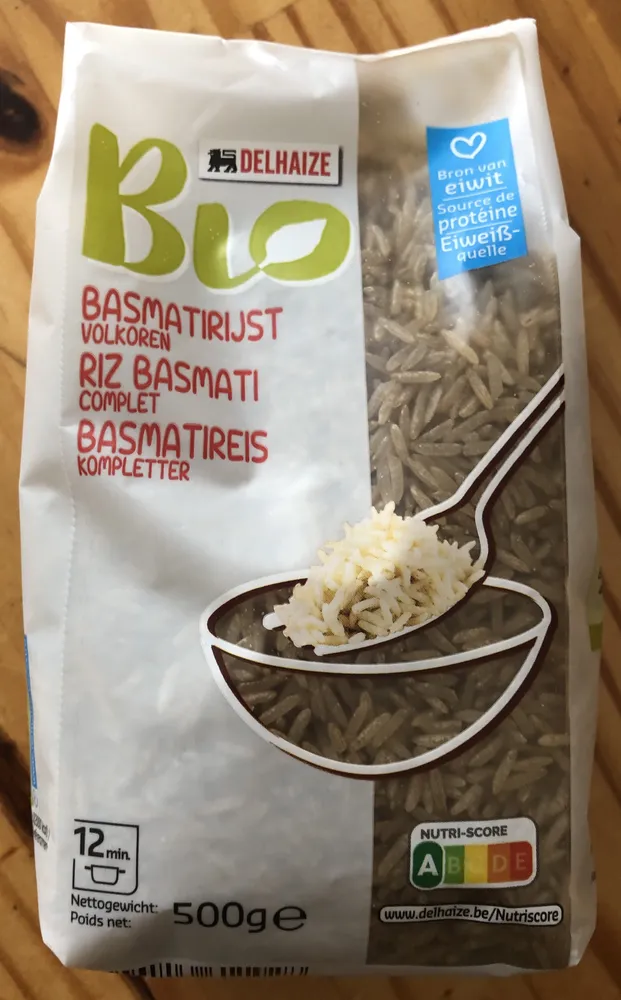 Voorgekookte bruine basmatirijst