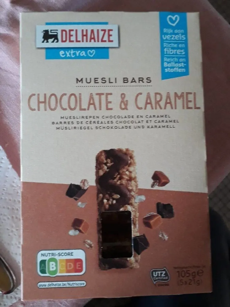 Muesli bars chocolate & caramel