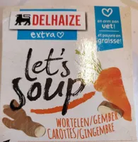 Let's soup carottes/gingembre
