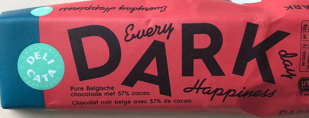 Chocolat noir belge avec 57% de cacao