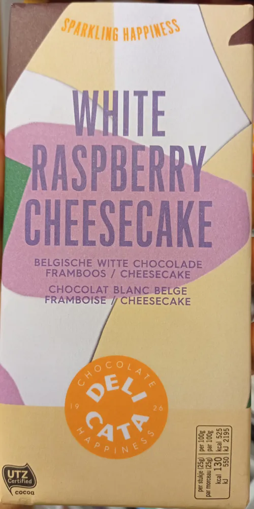 White raspberry cheesecake chocolate
