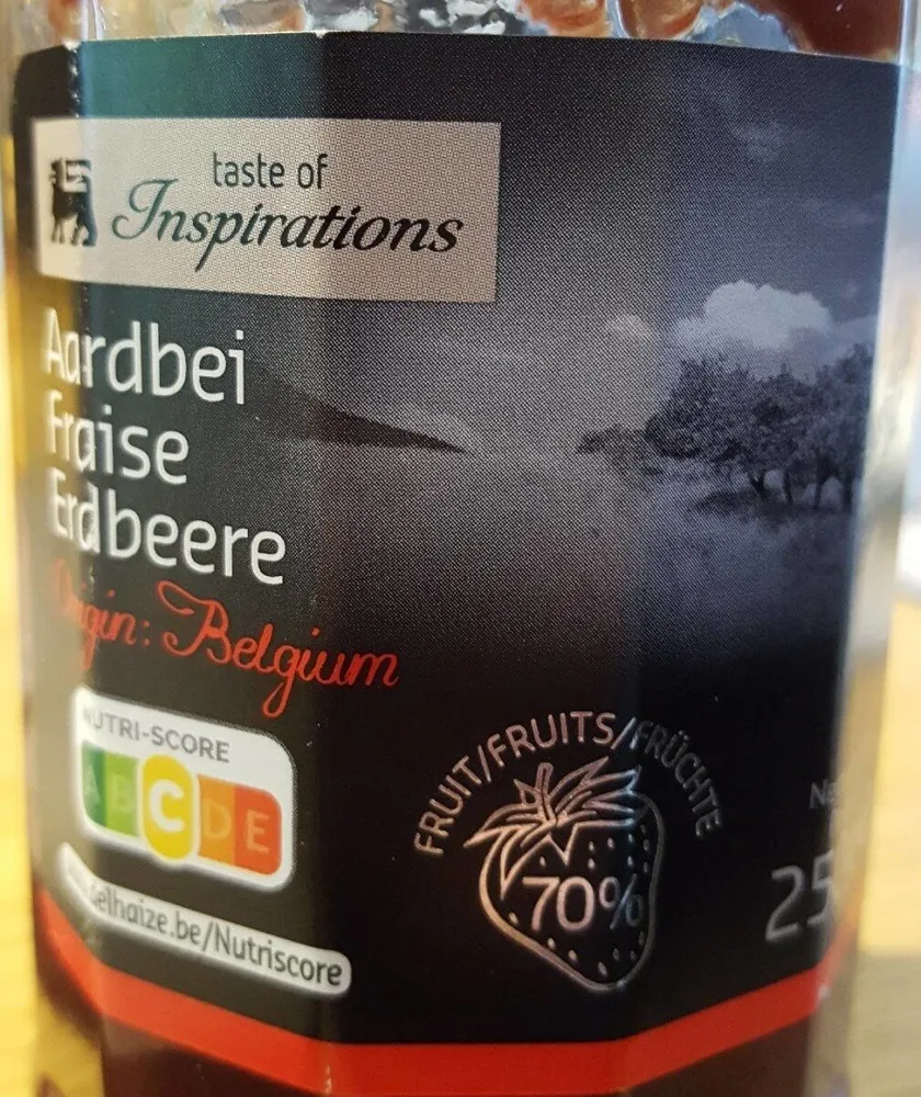 Taste of inspiration Fraise Aardbei Erdbeere