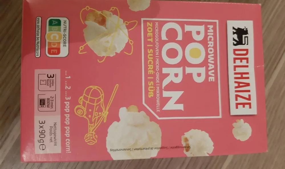 Pop corn sucré