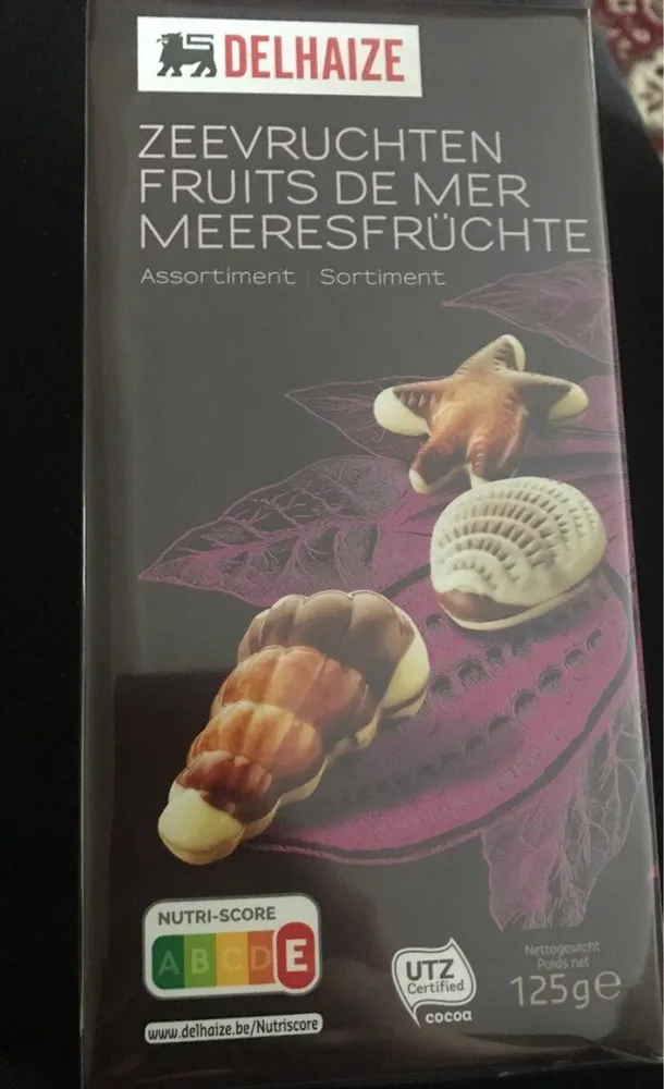 Fruits de mer chocolat