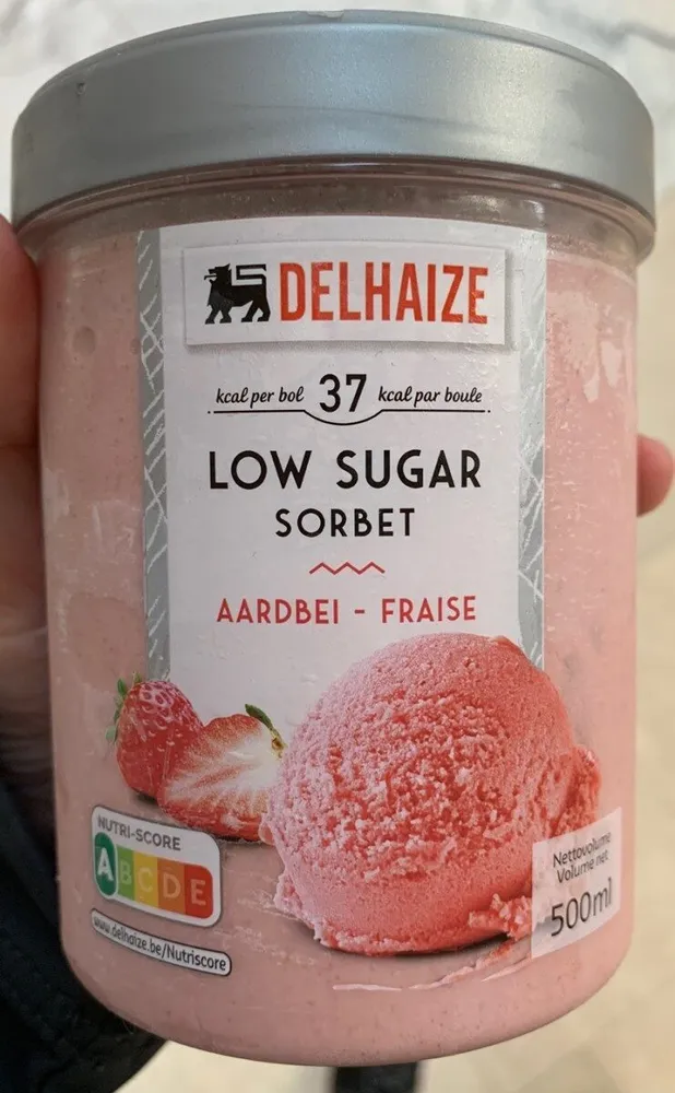 Low Sugar Sorbet - Fraise