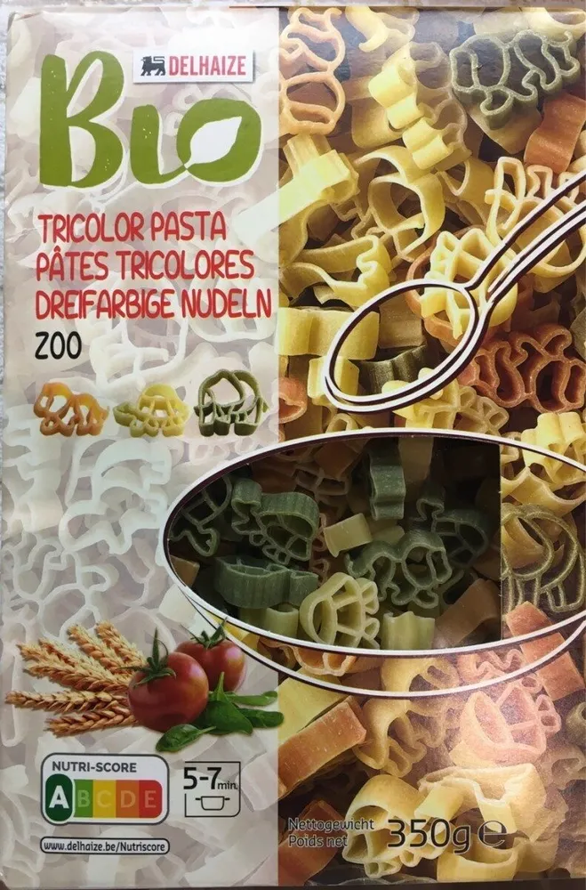 Pates tricolores bio