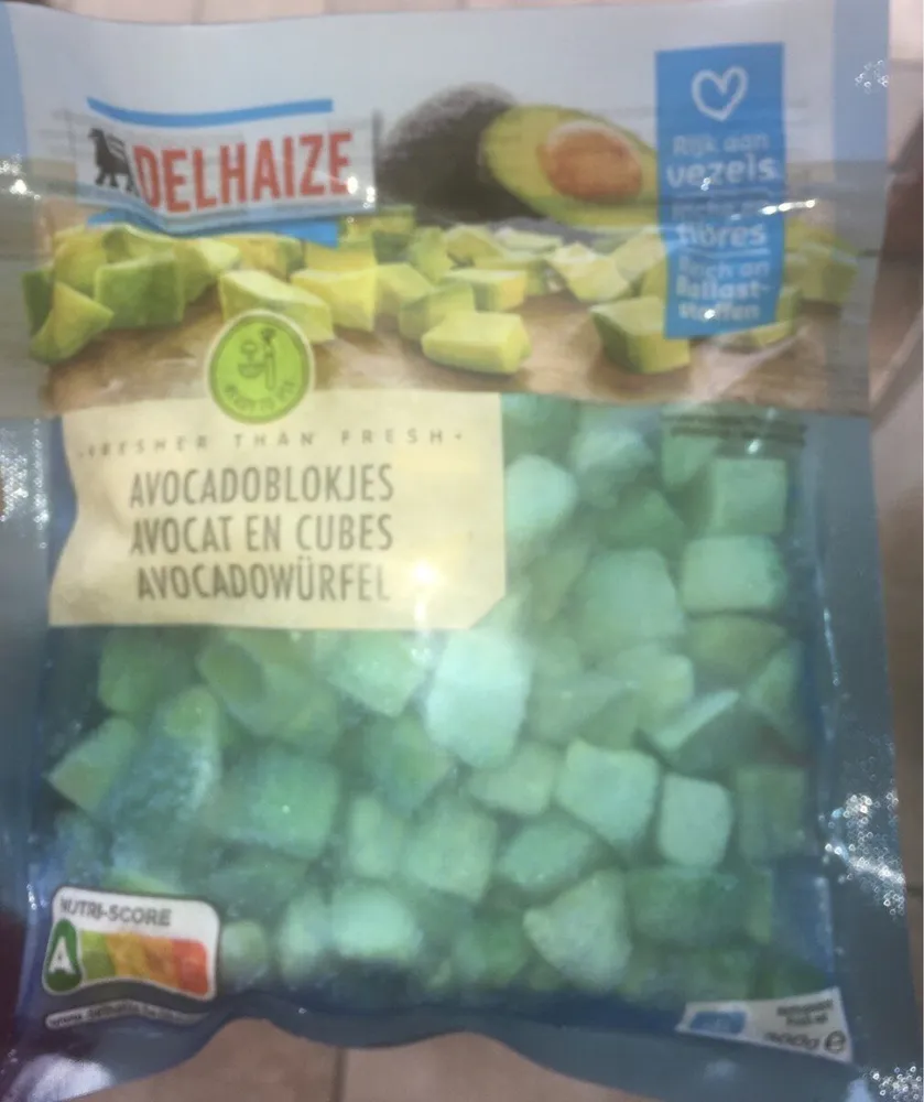 Avocat en cubes