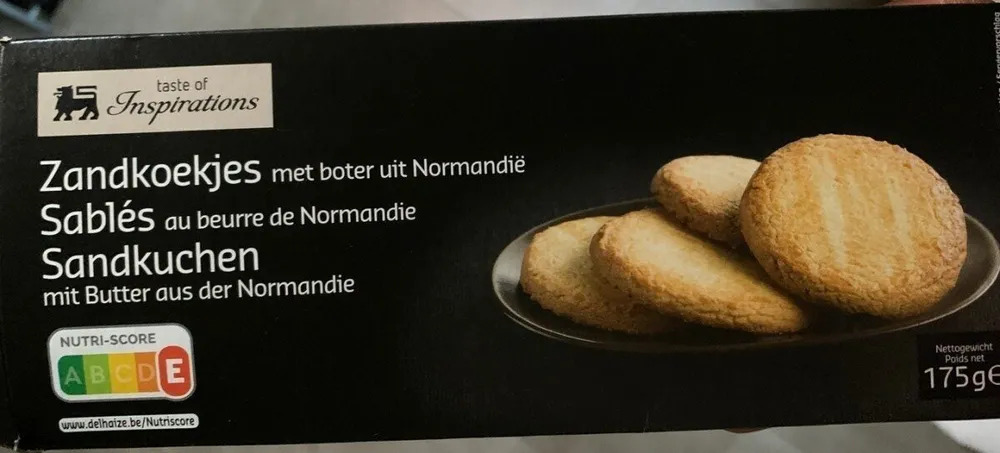 Sablés au beurre de normandie