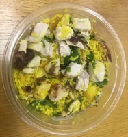 Couscous au poulet et sauce curry