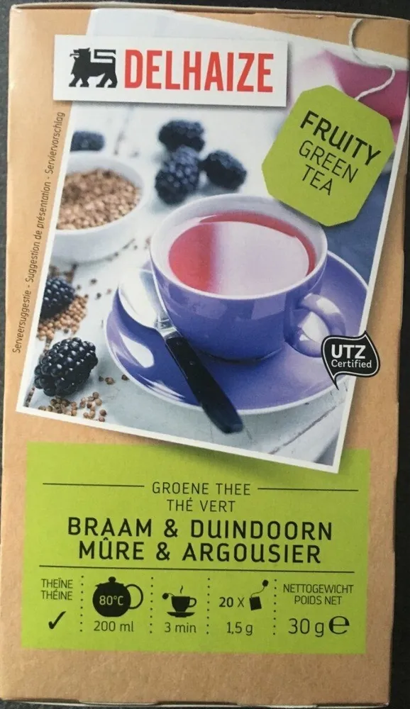 Thé vert Mûre & Argousier