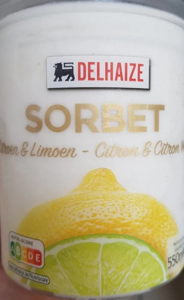 Sorbet Citron et Citron vert