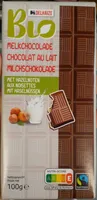 Chocolat au lait aux noisettes