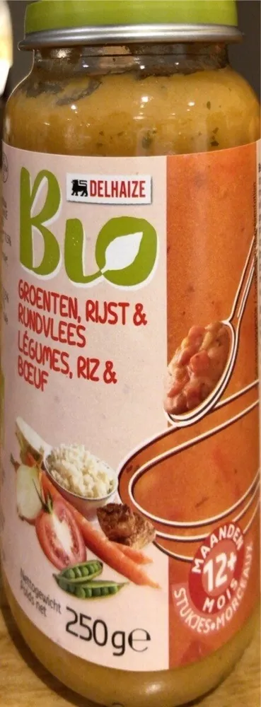 Bio legumes riz boeuf