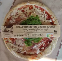 Pizza prosciutto crudo rigola