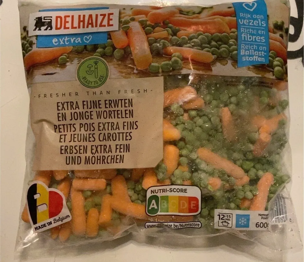 petits pous extra fins et jeunes carottes