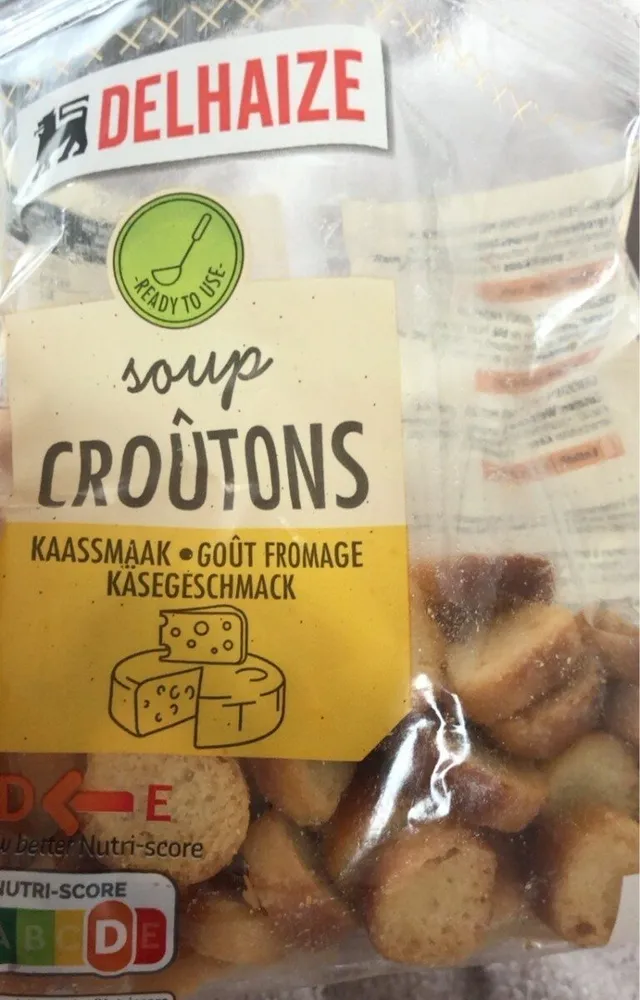 Soup croûtons kaassmaak