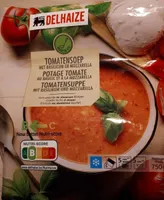 Potage Tomate au basilic et Mozzarella