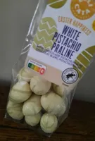 White pistachio praline