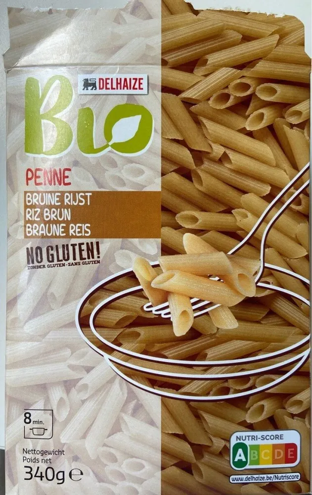 Penne bruine rijst
