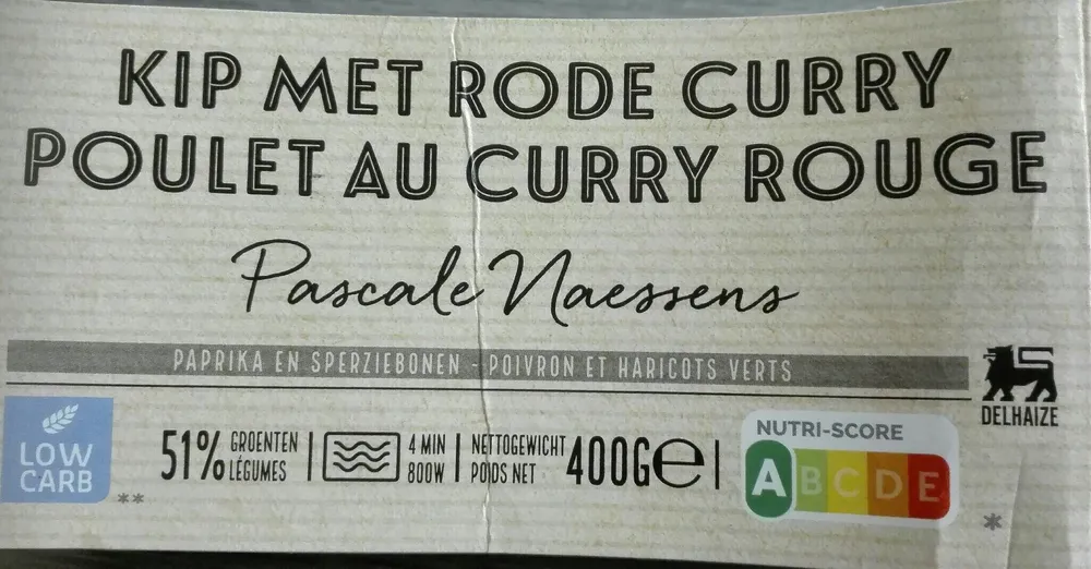 Poulet au curry rouge