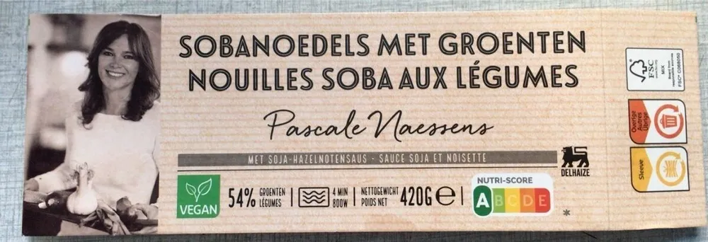 Nouilles soba aux légumes