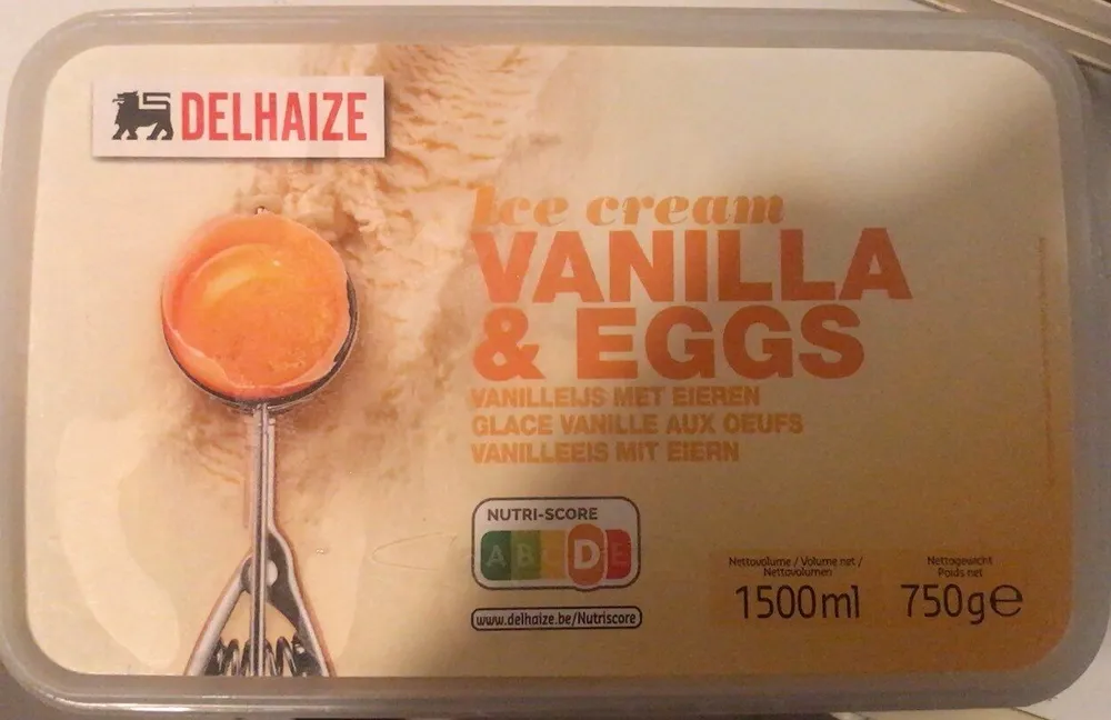 Glace vanille aux oeufs
