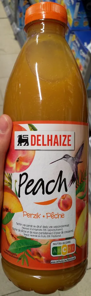 Nectar de pêche et de raisin