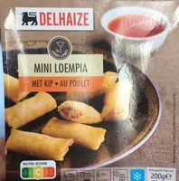 Mini loempia au poulet