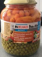 Petits pois extra fins et carottes