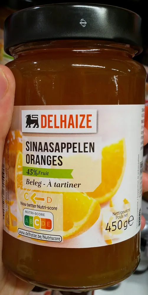 Oranges à tartiner