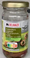 Filets d’anchois roulés aux câpres